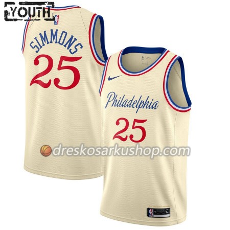 Dječji NBA Dres Philadelphia 76ers Ben Simmons 25 Nike 2019-20 City Edition Swingman